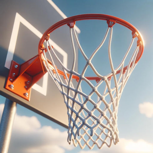 Spring Meow Heavy Duty Basketball Nets, Weather-Resistant Replacement for 12 Loops Basketball Hoop, 2025 Upgraded Model