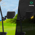 Roykaw Golf Cart No Drilling Folding Side Rear View Mirror - Compatible with LED Turn Signal Light, Universal