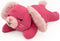 ZippyPaws Snooziez Bunny with Shhhqueaker, Pink, 4.57 x 5.35 x 11.3 inches