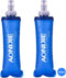 AONIJIE 2 Pack Soft Water Bottle, TPU Collapsible Flask Foldable Bottles for