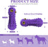 Dog Squeaky Toys for Aggressive Chewers, Durable Natural Rubber Toys for Large Medium Breed Dogs