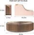 Collapsible Cat Scratcher Lounge Bed, Recycled Corrugated Cat Nest