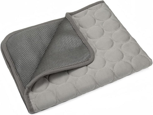 Dog Cooling Mat Washable, Portable Summer Dog Pad, Water-Absorbent Ice Silk Self-Cooling Mat for