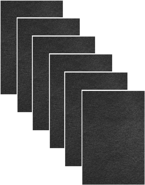 HQRP 6-Pack Activated Carbon Cat Litter Box Filters, Compatible with Van Ness Litter Box