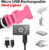 LED Dog Collar, USB Rechargeable Light Up Safety Collar, Adjustable Comfortable Soft Mesh for Small Medium Large Dogs