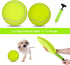 2 Pack Big Tennis Ball for Dogs - Inflatable Giant Tennis Balls, 9.5" and 8", Large Pet Toys for Outdoor Sports