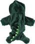 Adorable Dinosaur Dog Costume, Funny Puppy Halloween Apparel, Small Pet Outfit for Winter Dog Clothes