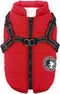 Gyuzh Dog Coat with Harness, Puppy Coats Small Dog Jacket, Winter Waterproof for Small Medium Large Dogs