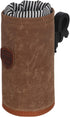 Tourbon Bike Handlebar Pouch, Canvas and Leather Bicycle Water Bottle Drink Cup Holder