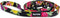 Wolfgang Premium Leash for Small Medium Large Dogs; Made in USA, Dark Floral Print, Small (5/8 Inch x 4 Feet)