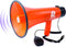 Bullhorn Megaphone with Siren & Volume Control/Recorder - Waterproof 15W Reliable and