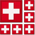 Medical Cross Patch, POWNEW Tactical First Aid Med Patches Perfect for IFAK