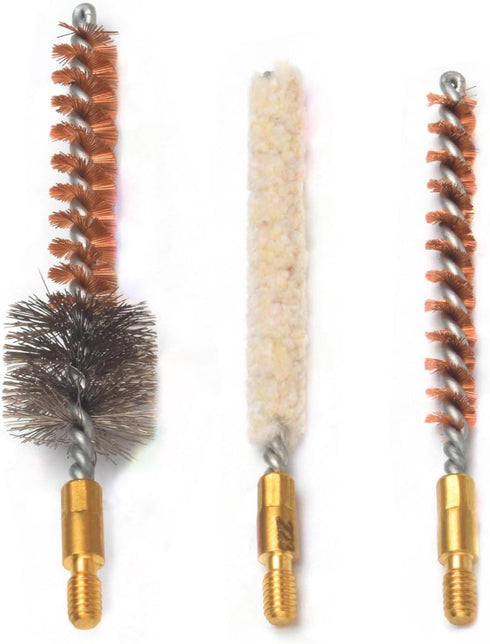 Gun Cleaning Kit for .223/5.56 Rifle, Includes Bore Chamber Brushes, Brass, Jags, Rods & Cleaning Pick