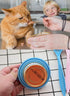 Comtim Pet Food Can Cover Silicone Can Lids for Dog and Cat Food, Universal Size, Blue and Green