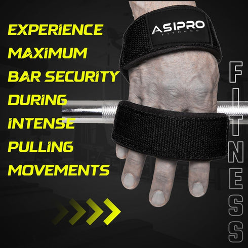 ASIPRO 8 8 Figure Lifting Straps Gym Padded for Men & Women Gym Deadlift Strap for Weightlifting, Strongman, & Cross