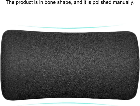 Sponge Foam Foot Pad Roller Pair for Replacing Gym Equipment, Suitable for 1-inch Rod