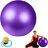 HANABASS Yoga for Exercise Extra Thick Stability Inflator for Core Strength and Fitness Routines Design Burst Material