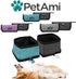PetAmi Collapsible Dog Bowls 2 Pack - Food and Water Travel Set, Portable No Spill, Foldable Lightweight BPA Free