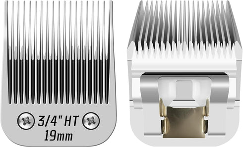 3/4" HT (63980) Blade Dog Grooming Clipper Replacement, Detachable Stainless Steel Blade for Andis Clippers
