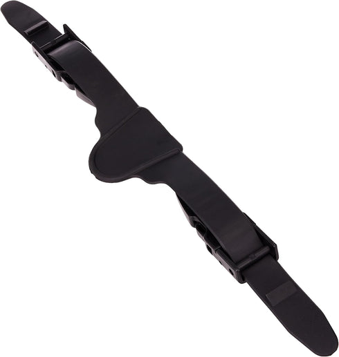 Scuba Choice Universal Diving Fin Straps, Adjustable Silicone & Neoprene, Pair, Black