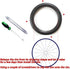 Road Bike Tires - Lightweight Puncture-Proof Solid Tires for Fixed Gear Cycling 700x23C