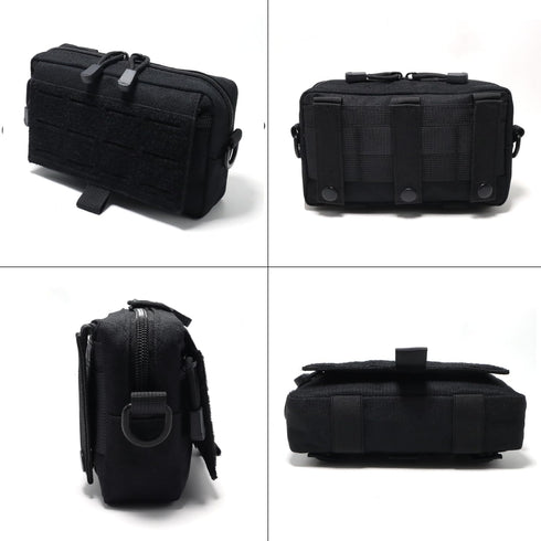 Pack Tactical Molle Admin Pouch Compact Utility EDC Tool Bag Phone Pouches Fanny Waist Bag Belt Pouch Small First Aid
