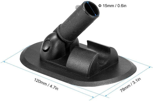 Lixada 180 Degree Rotation Kayak Canopy Mount Base for Inflatable Boat