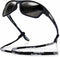 Polarized Sports Sunglasses for Men, UV400 Protection Wrap Around Goggles for Fishing Driving