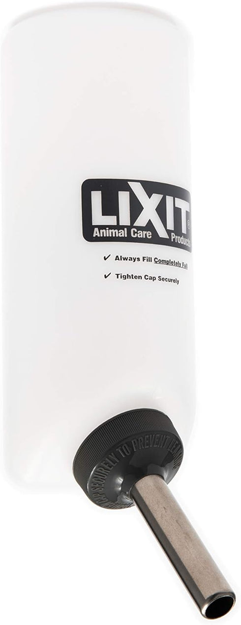 Lixit Wide Mouth Water Bottles for Dogs, 32oz Large Dog, White