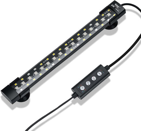 hygger 24/7 Mode Submersible Aquarium LED Light, Full Spectrum Hidden Fish Tank Light with Adjustable Timer