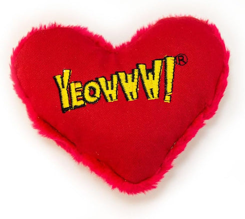 Yeowww Hearrrt Attack Catnip Toy