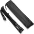 Travel Folding Trekking Hiking Pole with Carrying Case, Adjustable Collapsible Cane for Women Men Hikers Gift, Black