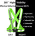 High Visibility Reflective Safety Vest, Adjustable Reflective Gear for Running, Walking, Jogging, Hiking, Night Cycling