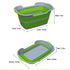 Multi-Functional Collapsible Pet Bathtub - Portable Indoor Outdoor Washing Tub for Small Pets, Green