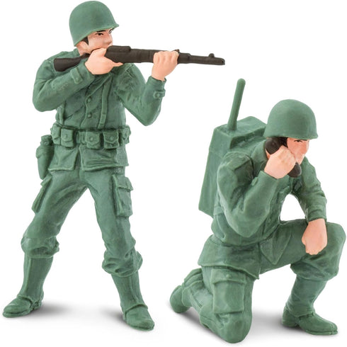 6 Commander, 3+ Safari Ltd. Army Men Designer TOOB - Figurines: Prone, Kneeling, Standing Infantry, Staff Sergeant