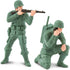 6 Commander, 3+ Safari Ltd. Army Men Designer TOOB - Figurines: Prone, Kneeling, Standing Infantry, Staff Sergeant