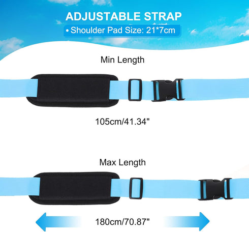 Backpack, PATIKIL Carrying Beach Chair Straps, Adjustable Beach Chair Straps Shoulder Carrying Straps for Folding Chair