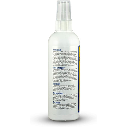 earthbath Mango Tango 3-in-1 Dog & Puppy Deodorizing Spritz - 8 Oz, 2 Pack, Cruelty-Free Dog Odor Eliminator