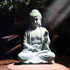 Meditating Buddha Statue, Natural Sandstone Buda Sculptures for Fish Tank Aquarium Decorations