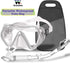 WACOOL Snorkeling Scuba Diving Package Set for Men Women, Anti-Fog Glass, Purge Valve, Anti-Splash Mouth Piece (Kids,