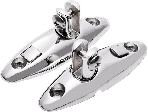 Pair of Stainless Steel 316 Boat Hatch Quick Release Swivel Hinge, Mount Top Hinge Deck Fitting Hardware
