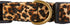 Fashion Leopard Dog Collar Premium Fabric Soft and Comfortable for Puppy,Middle and Big Dogs(Neck:16-25")