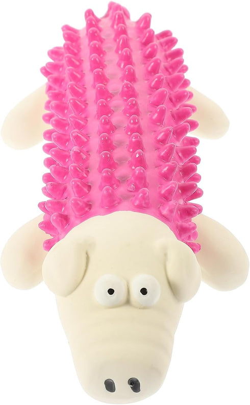 Dog Talking Toy, Squeaky Plush Silent Squeaker Dog Toothbrush Toy, Bite Sound Toy for Dogs