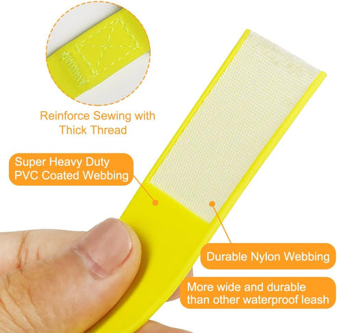 Vivifying Waterproof Long Dog Leash - 32ft Durable PVC Training Lead with Padded Handle for Recall Training and Outdoor