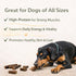 6 Inch (5 Count), Beef Sausage Jerky-Style Dog Treats Single Ingredient Grass-Fed Beef Dog Chews, Rawhide-Free
