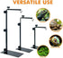13-29 inch Bulbs. Adjustable Metal Reptile Lamp Stand Versatile Floor Light Holder for Terrarium Heat Lamps & Dome