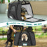 PetAmi Airline Approved Soft Sided Pet Carrier for Small Dogs and Cats, Ventilated Carrying Bag (Large Heather Dark