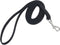 Coastal Pet Train Right Cotton Web Dog Training Leash, Black, 5/8" x 10' - 100% Cotton for Training
