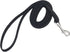 Coastal Pet Train Right Cotton Web Dog Training Leash, Black, 5/8" x 10' - 100% Cotton for Training
