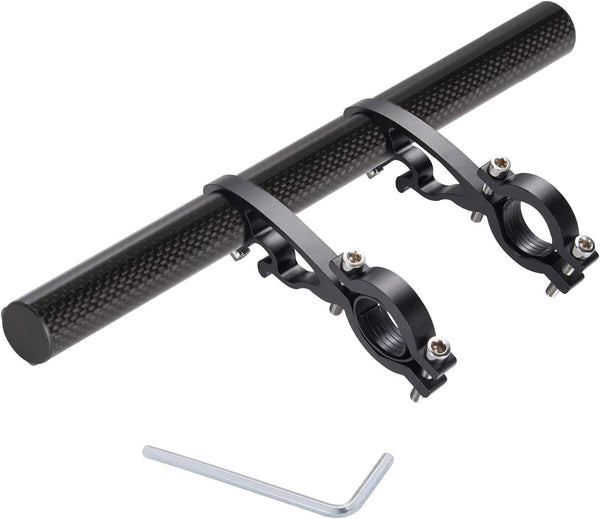 Yizhet Lightweight Bike Handlebar Extender, Durable Double Bracket for Speedometer & Phone Mount